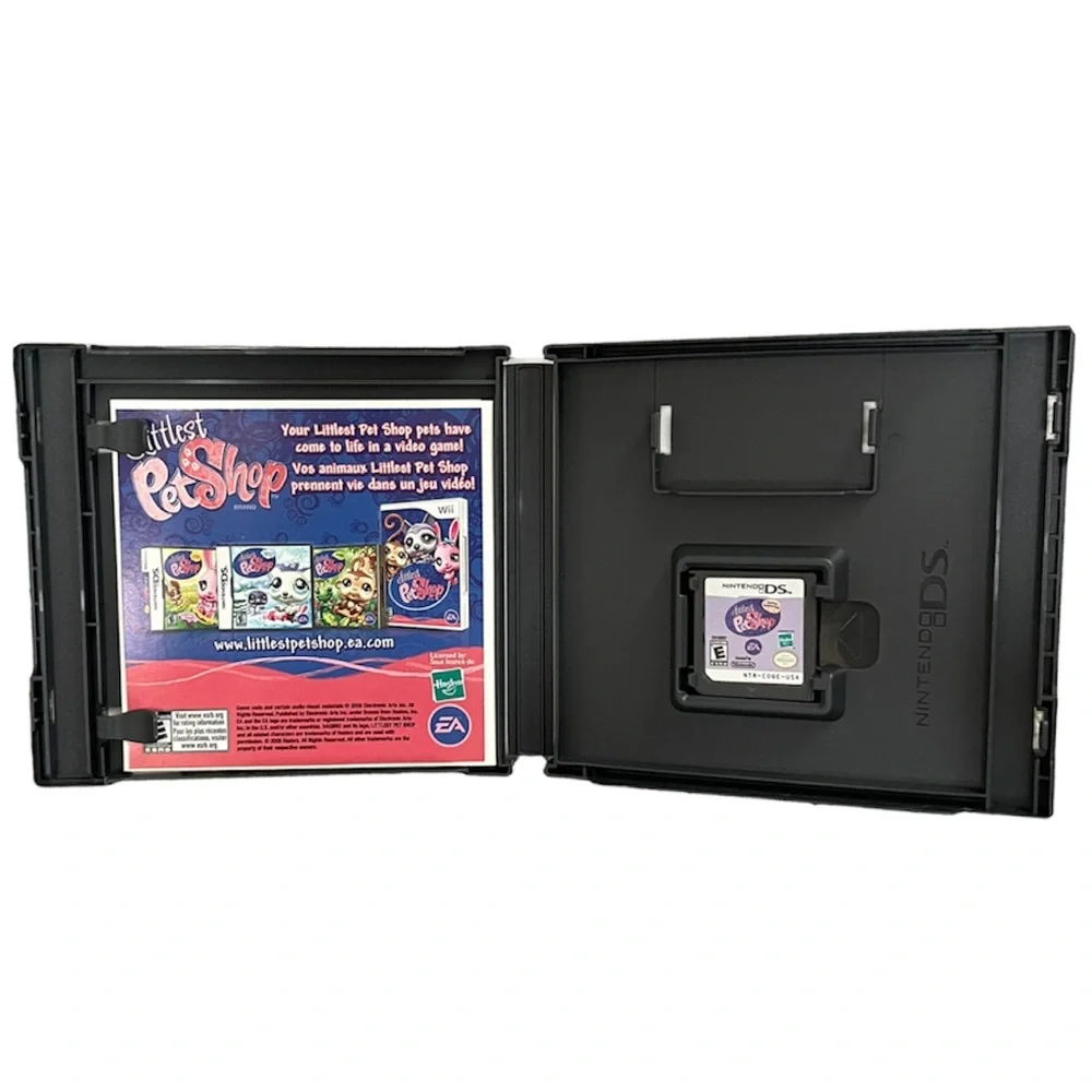 Littlest Pet Shop Spring Nintendo DS Video Game Case Manual Retro Hasbro NDS